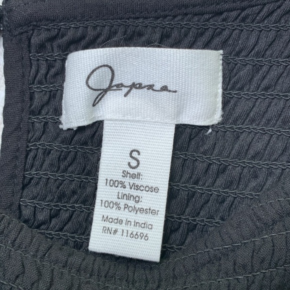 Japna black midi- maxi dress with fitted body and flowing skirt size small - Picture 8 of 10